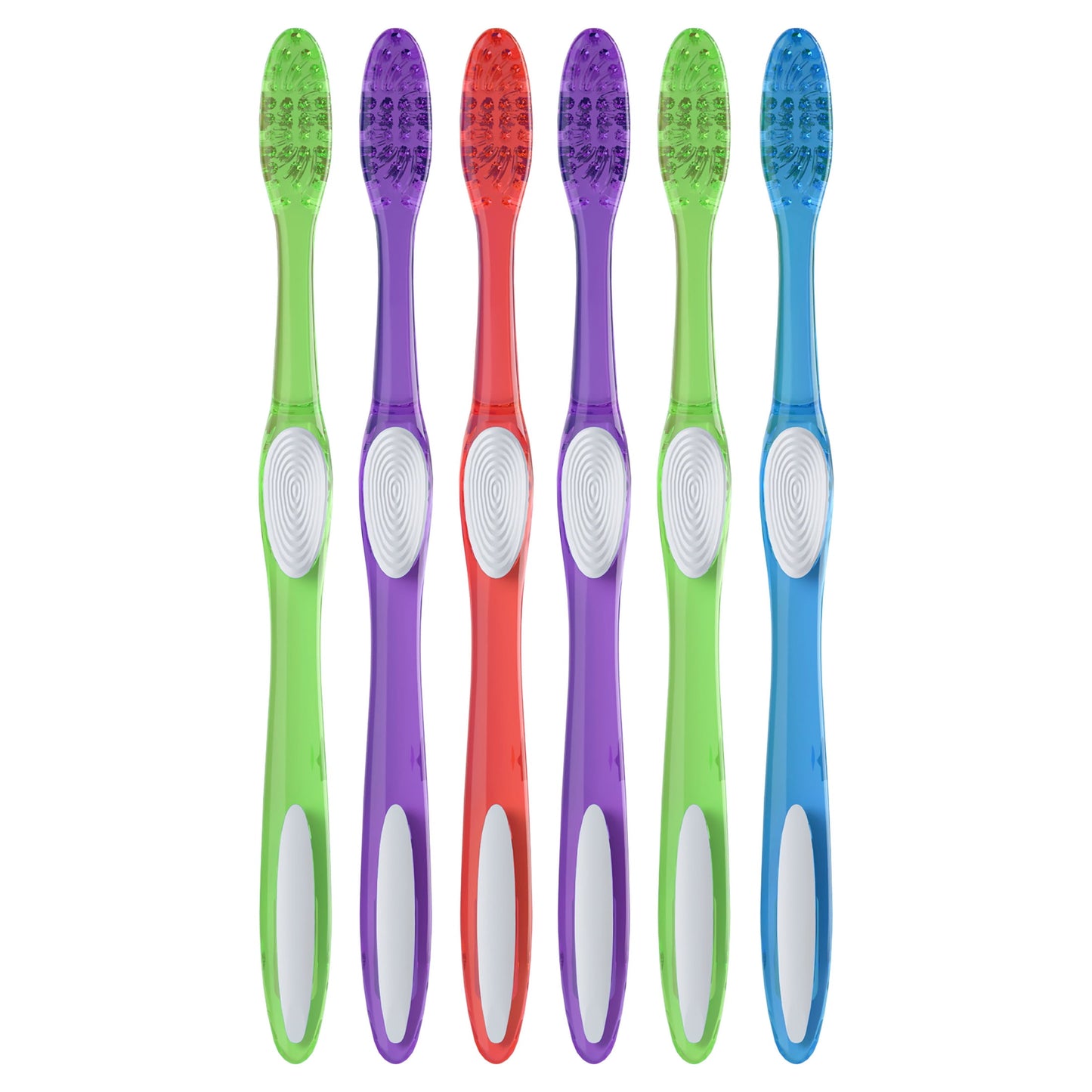 (2 pack) Oral-B Toothbrush Pack, Essential Clean Manual Toothbrushes, Medium Bristles, 6 Count