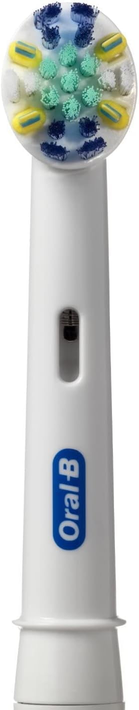 Flossing Action Replacement Toothbrush Heads Compatible With Oral-B, 4 Count