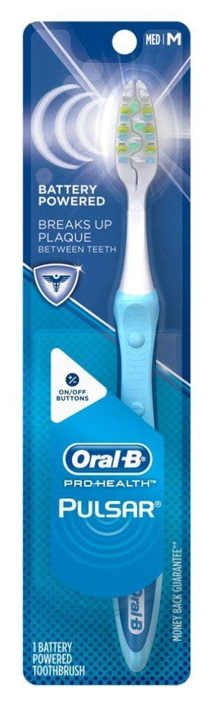 Oral-B Toothbrush Pulsar Battery Powered (2 Pack)