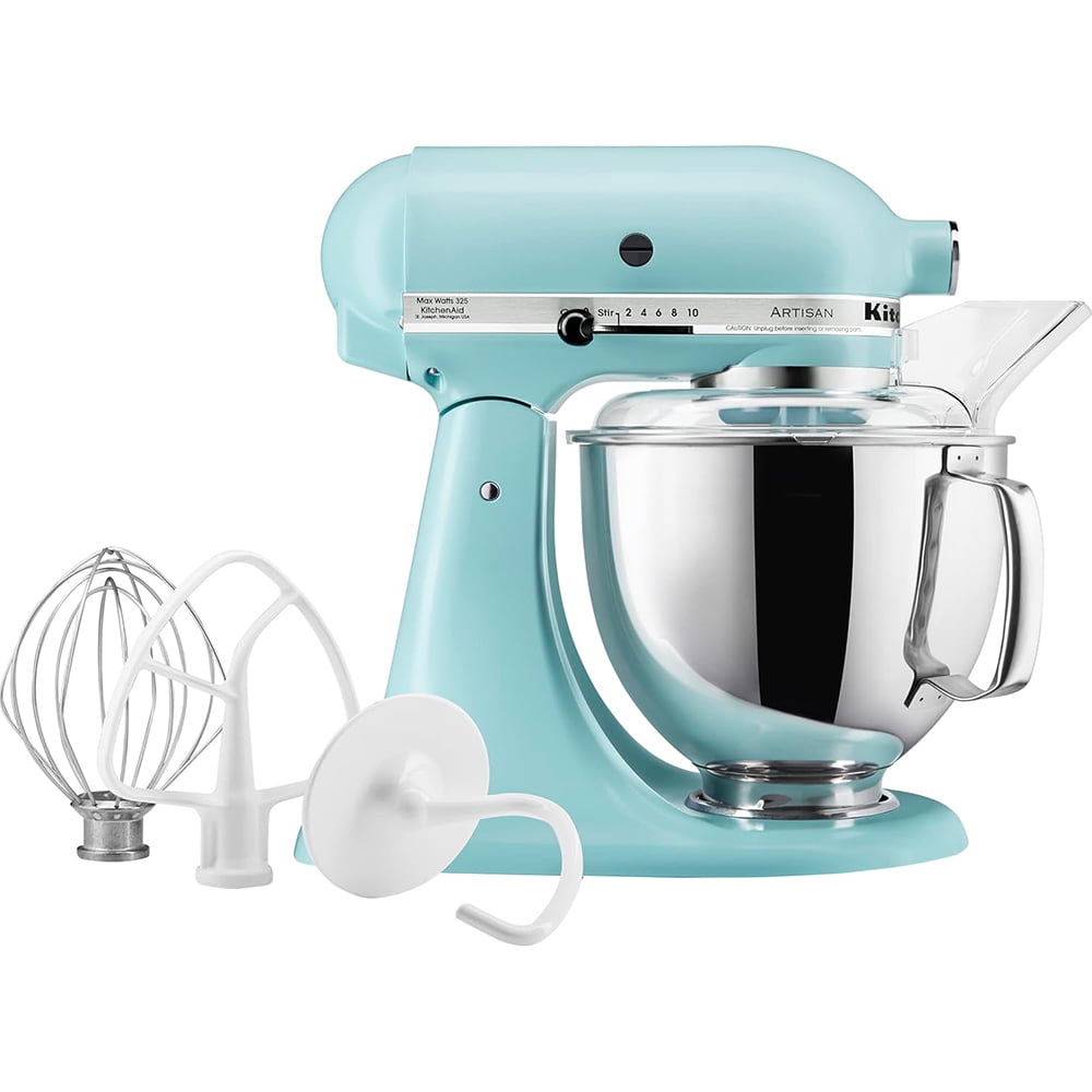 KitchenAid Artisan Series 5-Quart Tilt Head Stand Mixer in Mineral Water Blue - KSM150PSMI