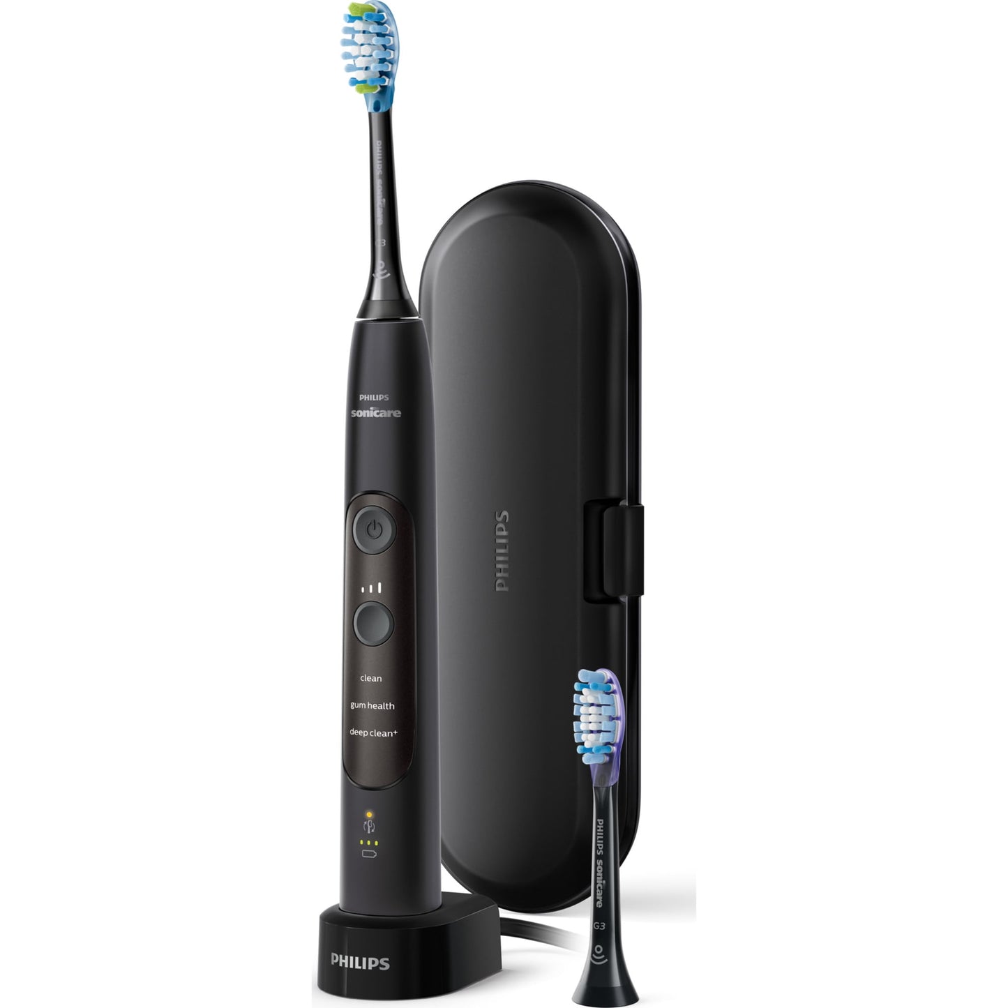 Philips Sonicare ExpertClean 7300, Rechargeable Electric Toothbrush, Black HX9610/17