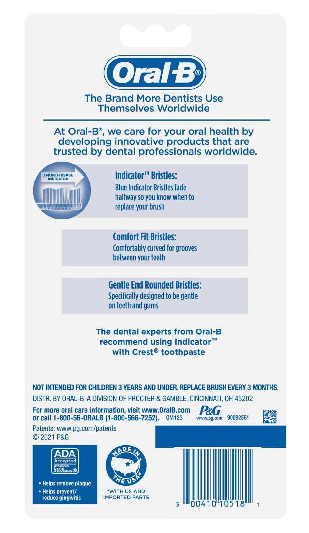 Oral-B Toothbrush Indicator Color Collection Soft 6 Count Packaging May Vary