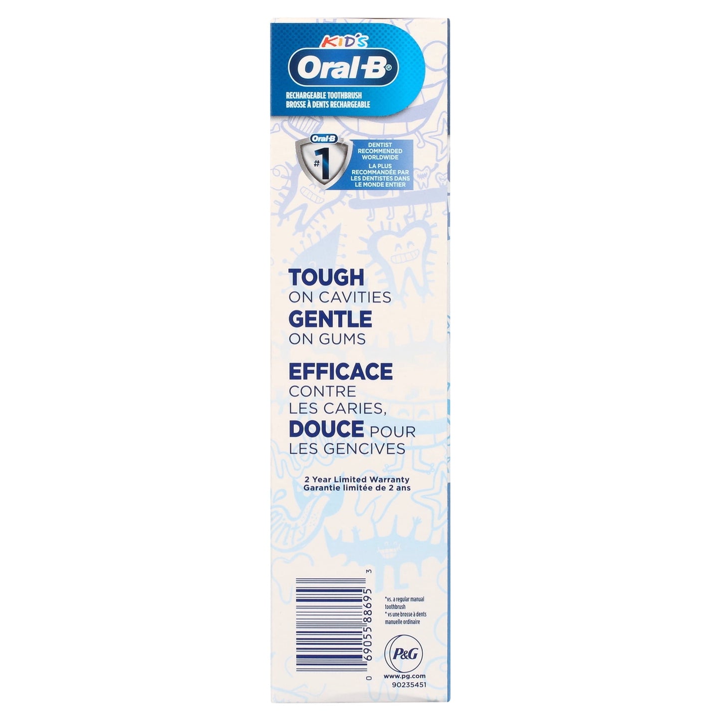 Oral‑B Kids Toothbrush, Kids Electric Toothbrush with Sensitive Compact Head and Timer, Ages 3+, Rechargeable