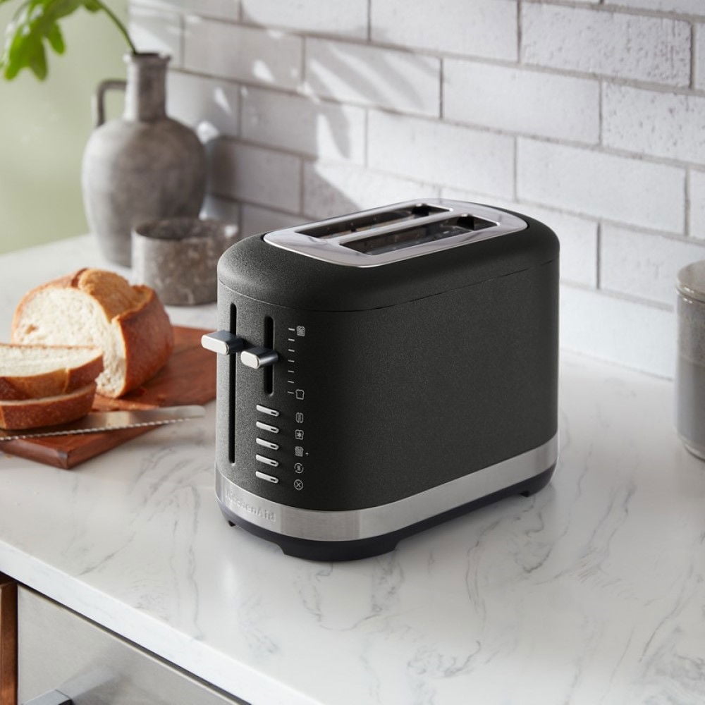KitchenAid 2 Slice Metal Toaster | Cast Iron Black