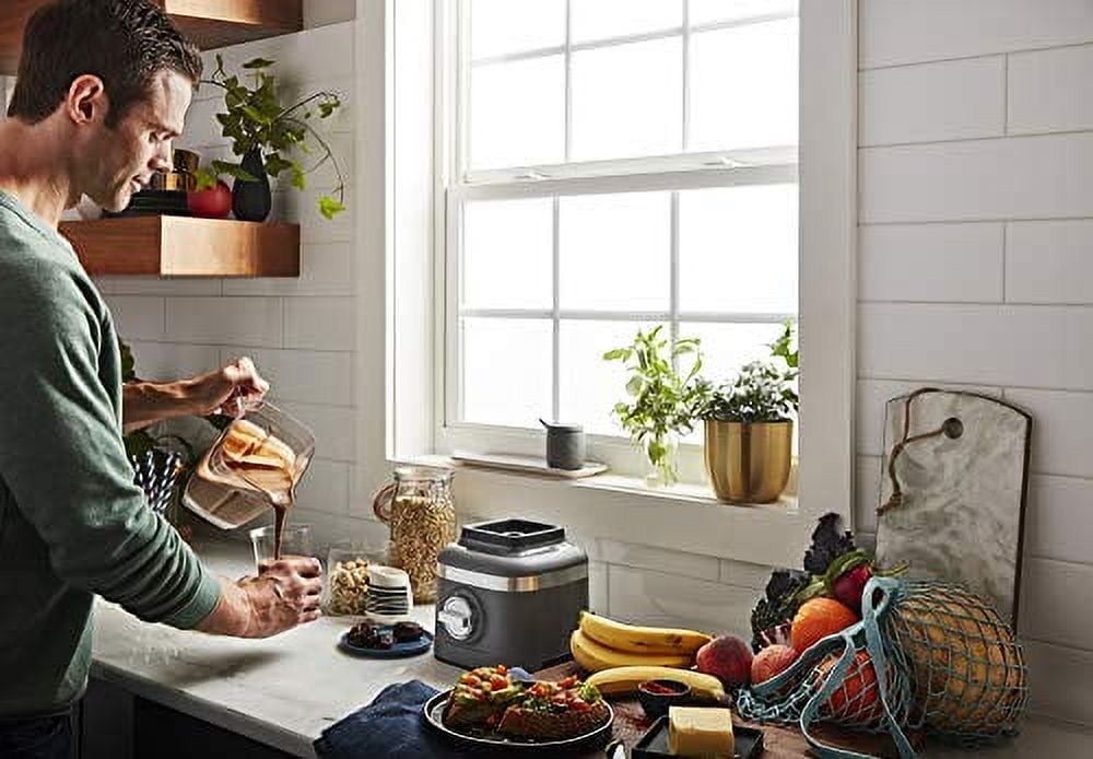 KitchenAid K150 3 Speed Ice Crushing Blender, Charcoal Grey, KSB1325