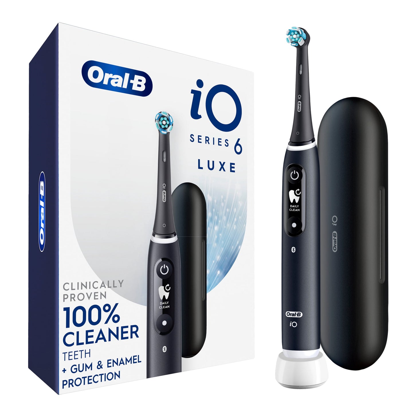 Oral-B Toothbrush, iO Series 6 Electric Toothbrush with (1) Brush Head, Gray Opal