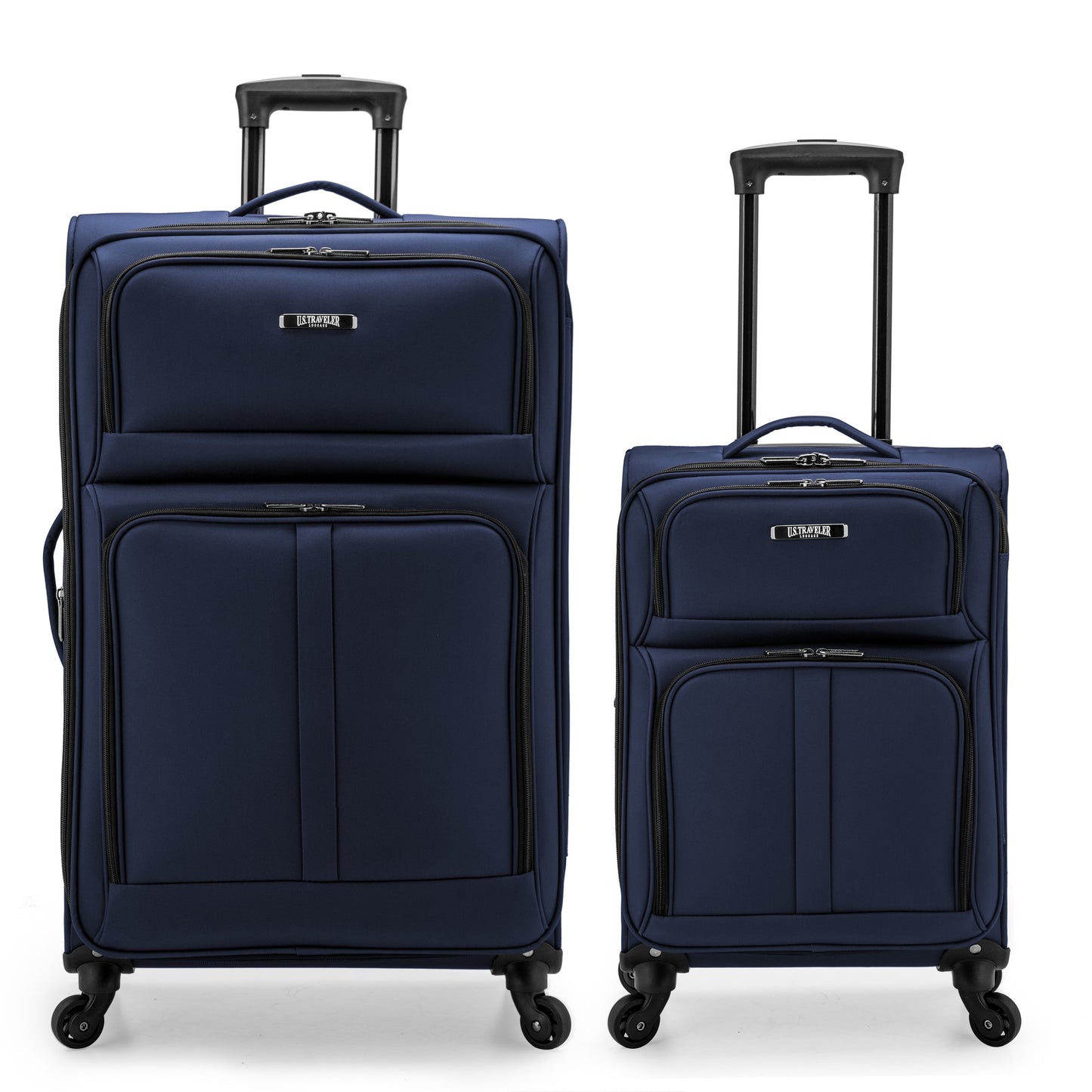 U.S. Traveler Anzio Softside Expandable Spinner Luggage Set, Burgundy, 2-Piece (22/30)