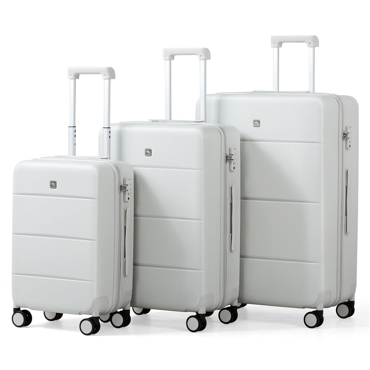 Hanke 26 Inch Luggage Large Suitcase With Spinner Wheels Tsa Luggage Suitcases Traveler's Choice Hard Case Luggage For Women & Men Rolling Checked Luggage(Cuba Sand)