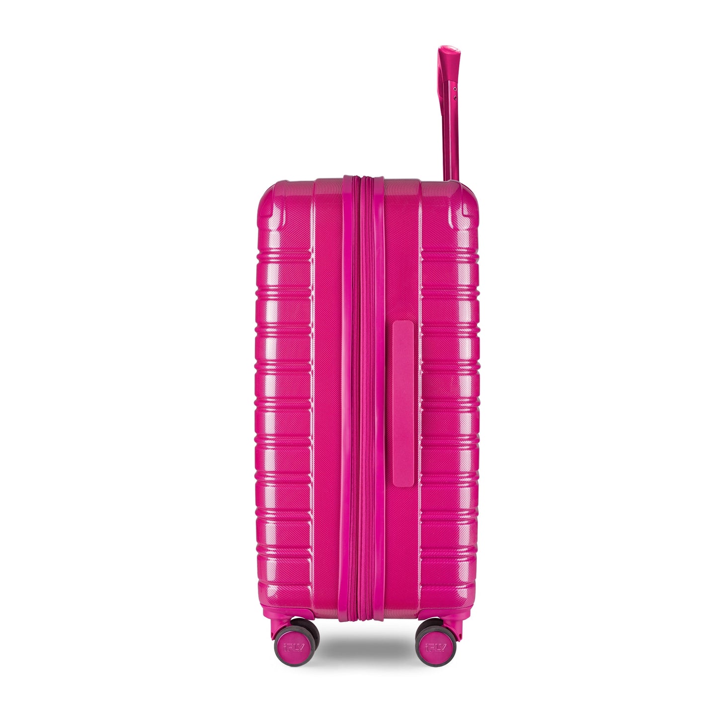 iFLY Fibertech 2-Piece Hardside Luggage Set – 20" Carry-On &amp; 28" Checked Suitcase, Rose Gold