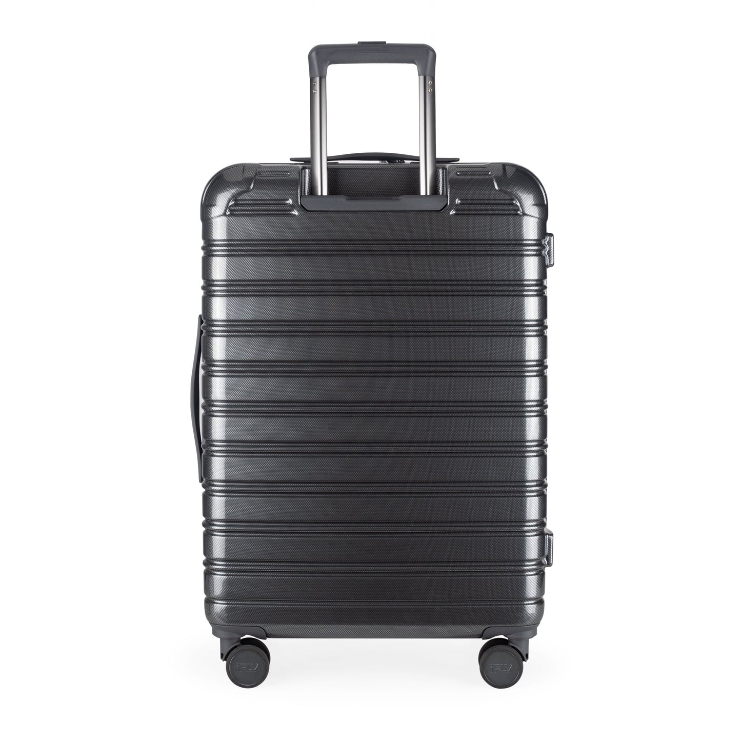 iFLY Fibertech 2-Piece Hardside Luggage Set – 20" Carry-On &amp; 28" Checked Suitcase, Rose Gold