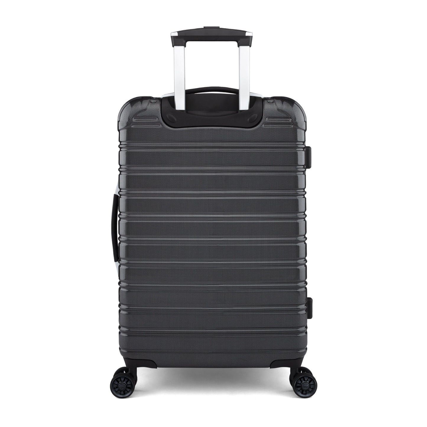 iFLY Fibertech 2-Piece Hardside Luggage Set – 20" Carry-On &amp; 28" Checked Suitcase, Rose Gold