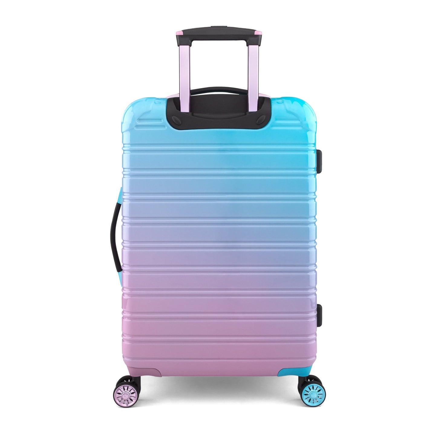 iFLY Fibertech 2-Piece Hardside Luggage Set – 20" Carry-On &amp; 28" Checked Suitcase, Rose Gold