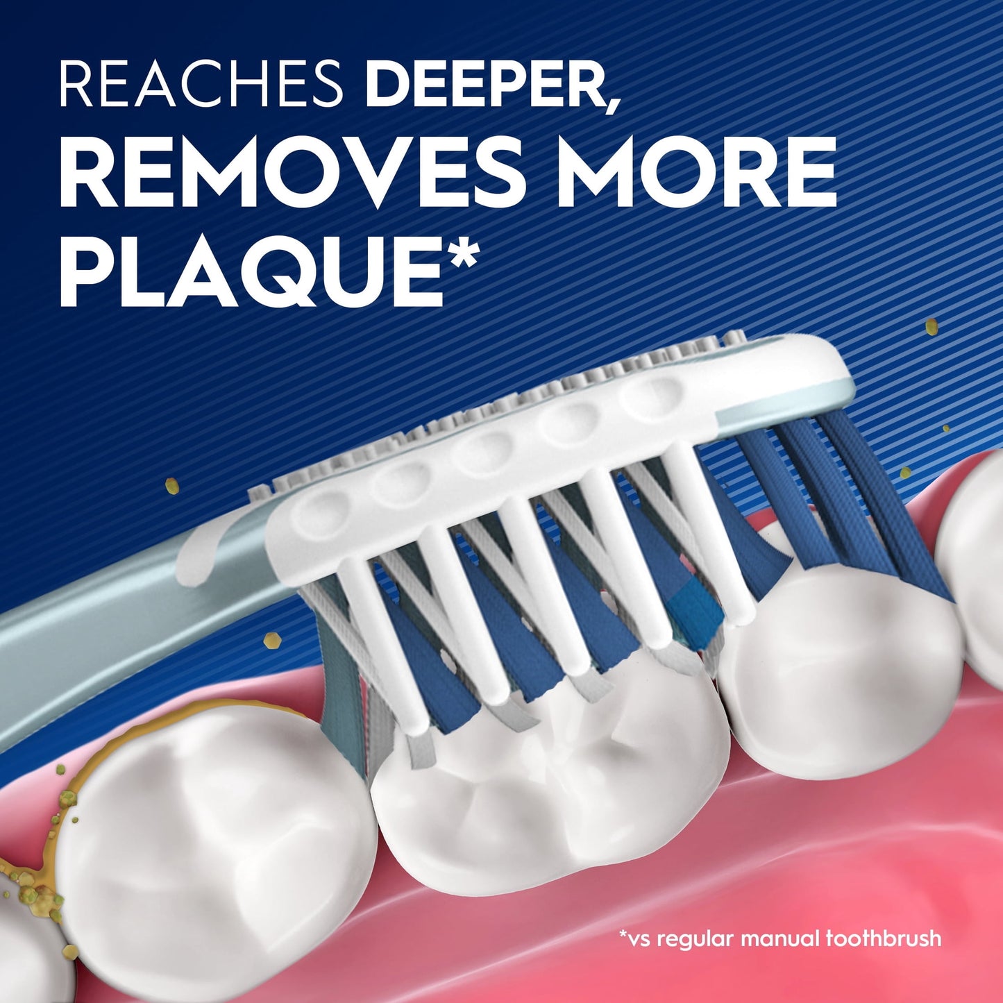 Oral-B Toothbrush Pro Clean CrossAction, Deep Plaque Removal, Soft, 1 Count