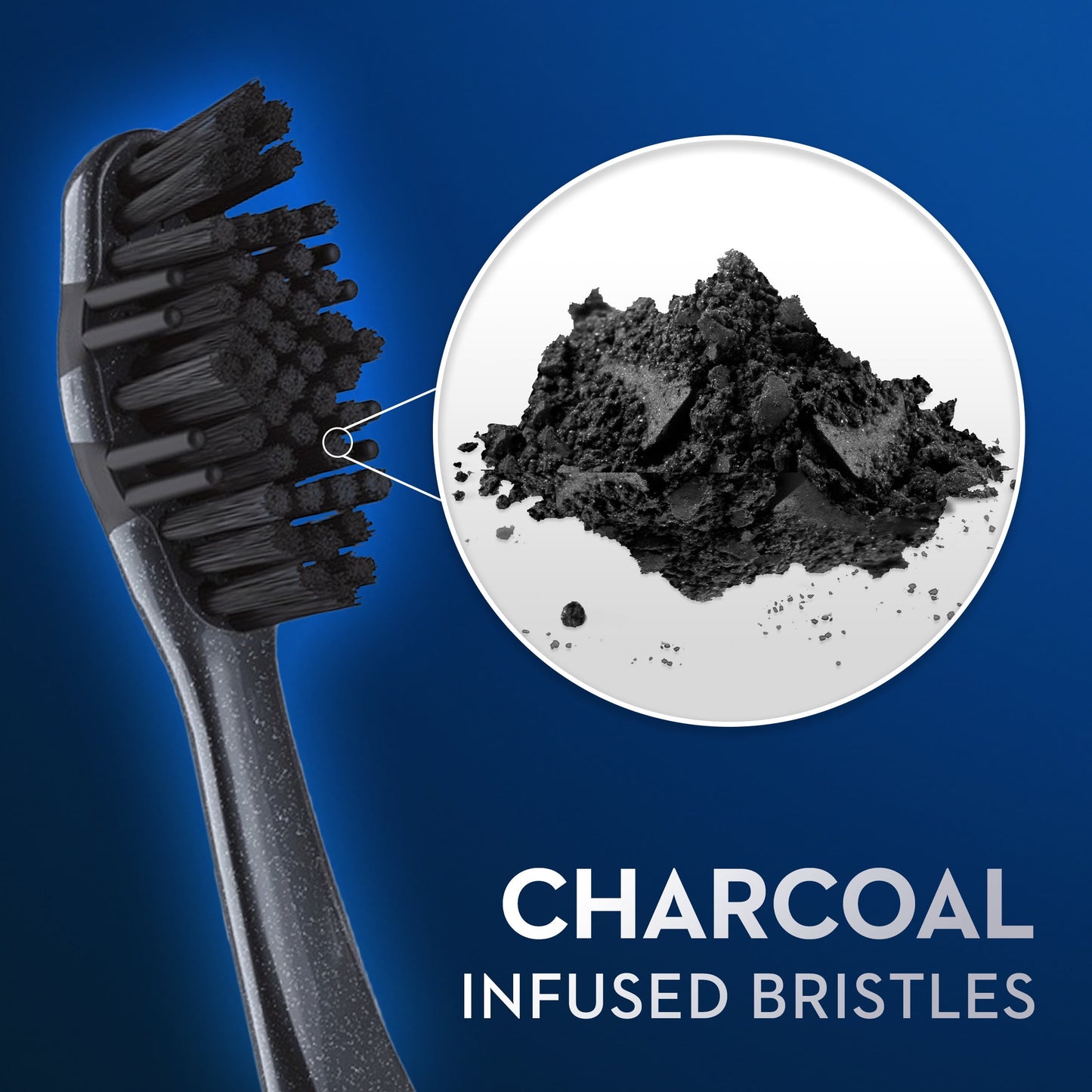 Oral-B Charcoal Medium Toothbrush, Whitening Therapy 1 Count