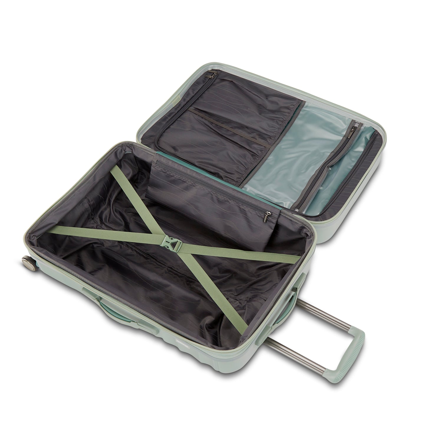 American Tourister Cascade 24" Hardside Medium Checked Upright Spinner Luggage