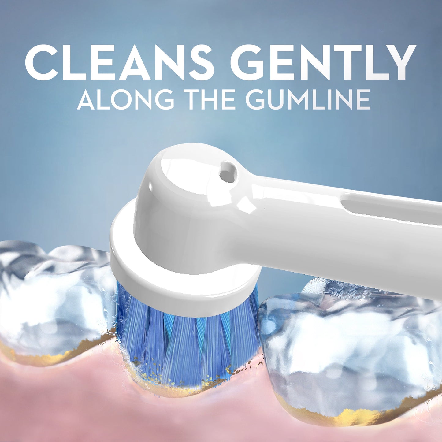 Oral-B Toothbrush, Sensitive Gum Care Replacement Electric Toothbrush Head, 3 Count