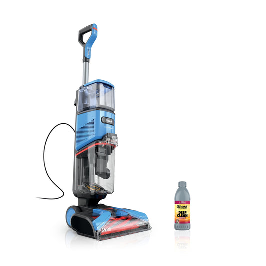 Shark CarpetXpert Upright Carpet &amp; Area Rug Cleaner, Pet Friendly, Lightweight &amp; Powerful, Dirt &amp; Odor Removal, Carpet Shampooer, Cleaning Solution, EX121BRN Blue
