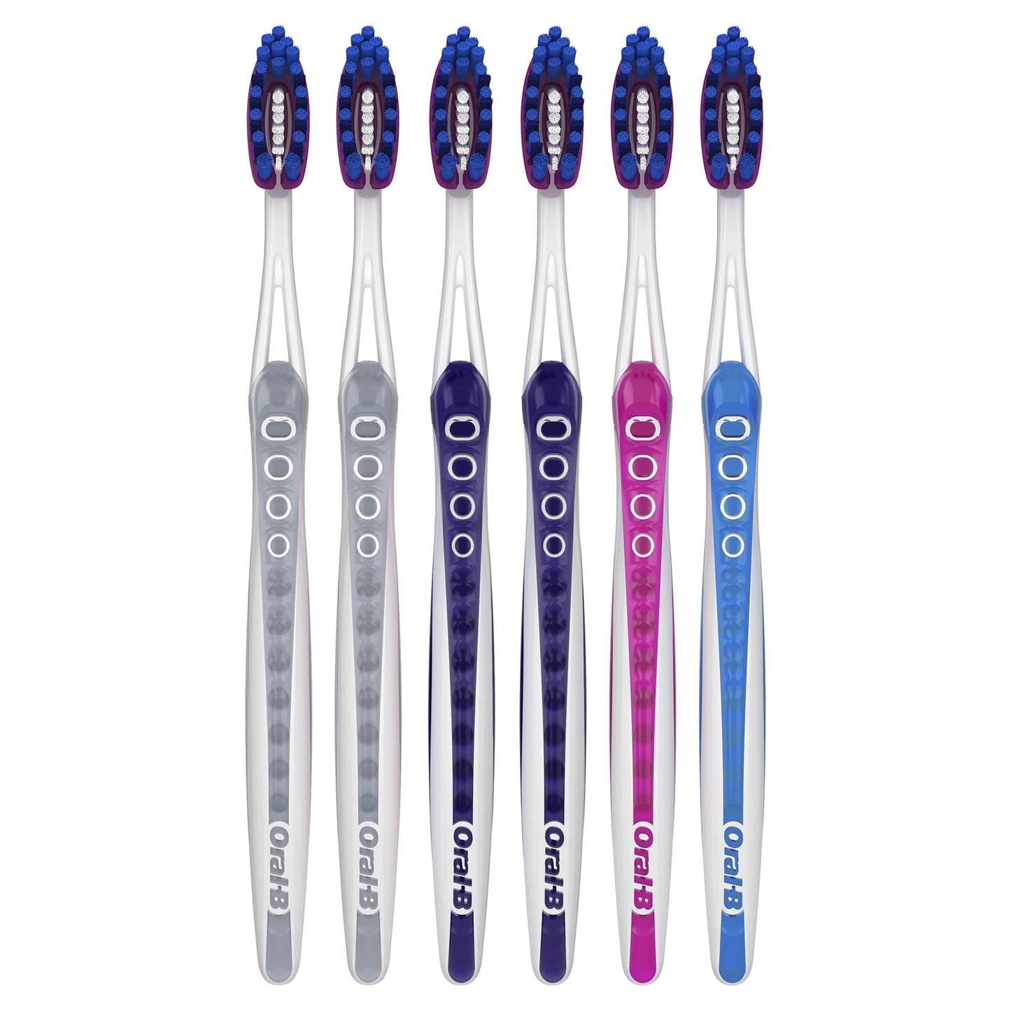 Oral-B Toothbrush Pro Whitening, Soft, 6 Count