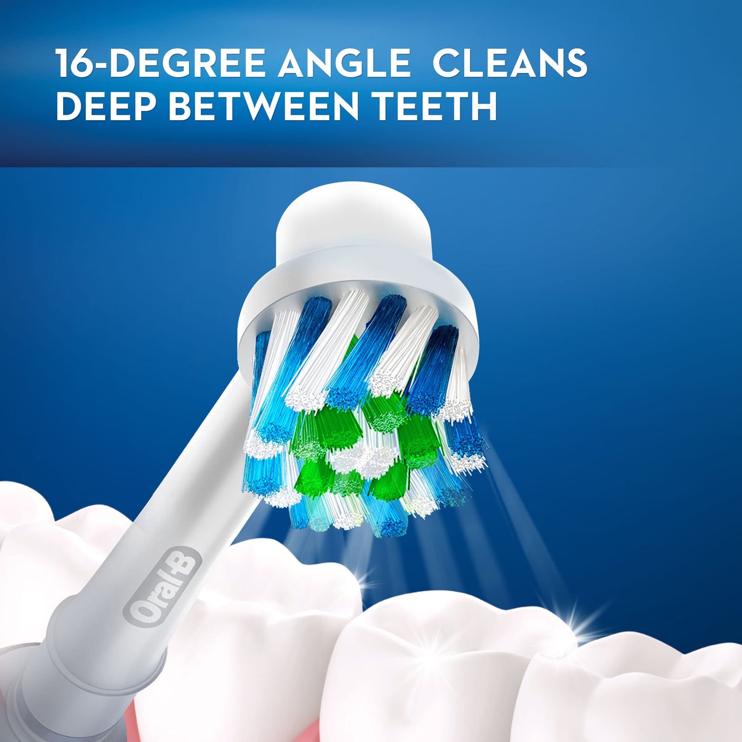 Oral-B Professional Cross Action Replacement Brush Heads, 3 Pk, EB50-3