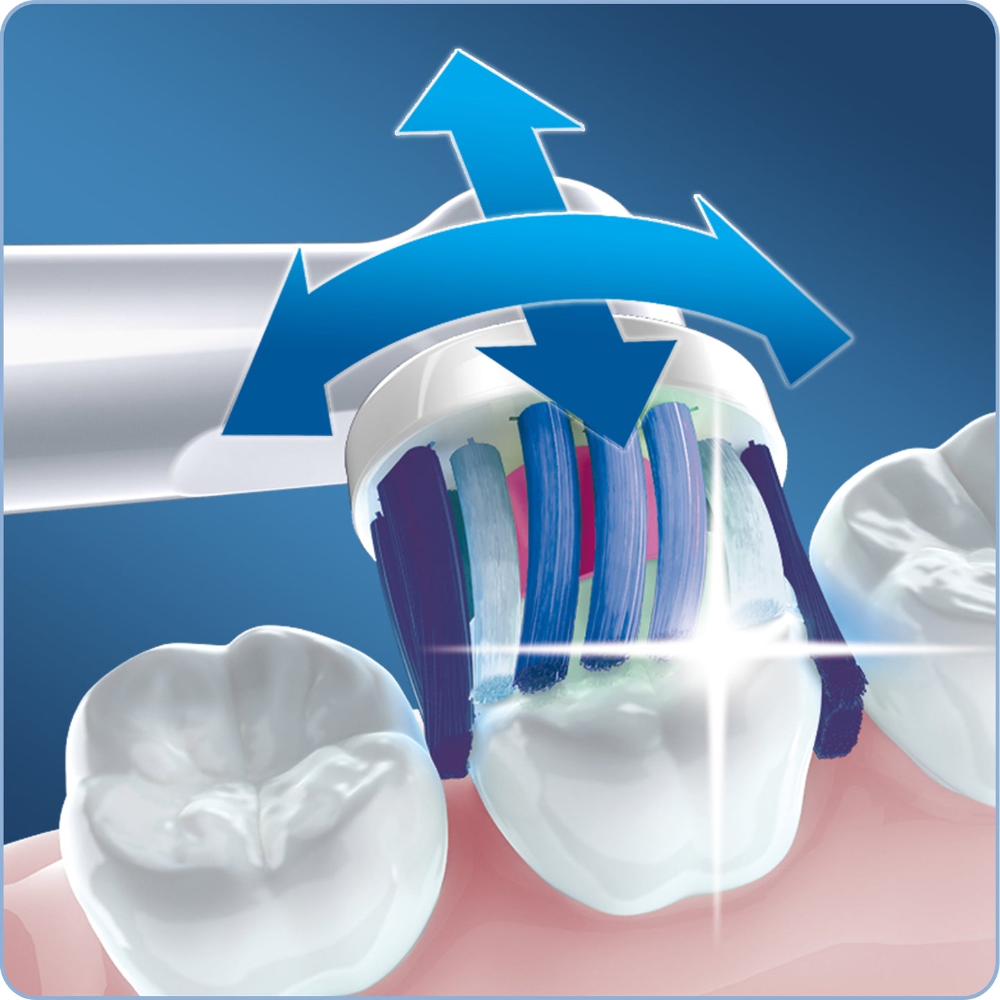 Oral-B 3D White Replacement Brush Heads 3 ct Carded Pack