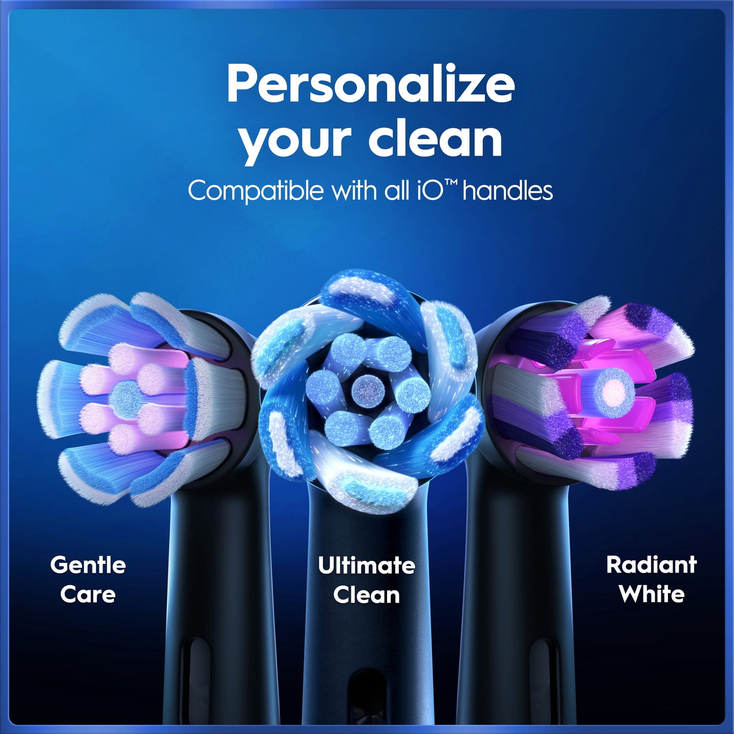 Oral-B Toothbrush, iO Series 9 Electric Toothbrush with 4 Brush Heads, Black Onyx