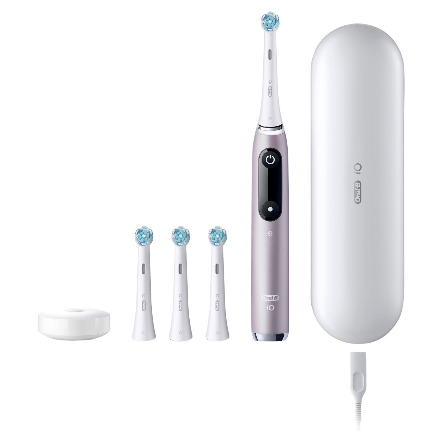 Oral-B Toothbrush, iO Series 9 Electric Toothbrush with 4 Brush Heads, Black Onyx
