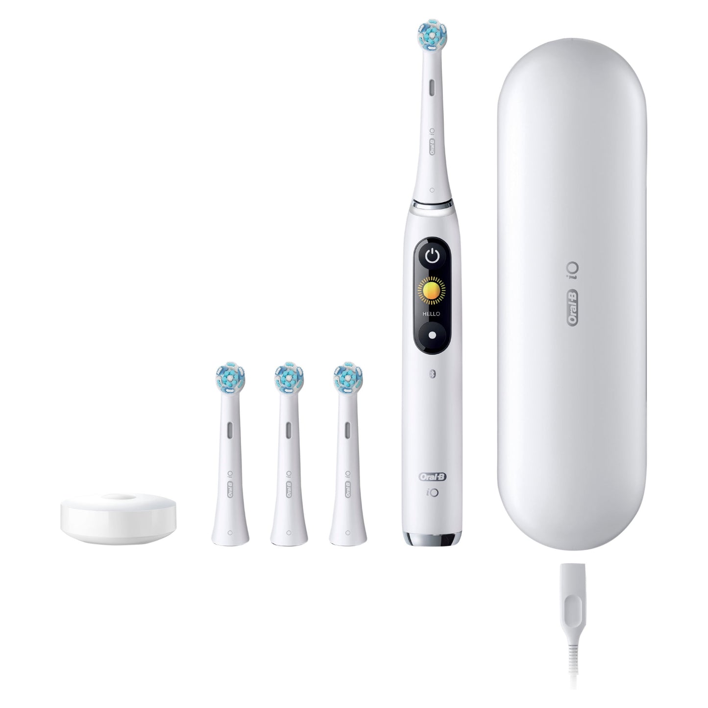 Oral-B Toothbrush, iO Series 9 Electric Toothbrush with 4 Brush Heads, Black Onyx