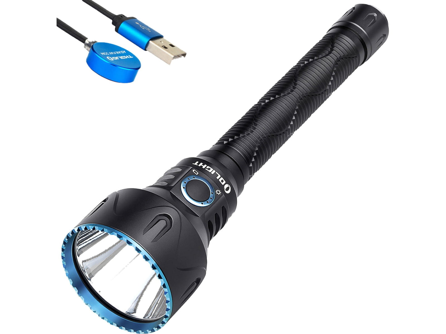Olight Javelot Pro 2 Long Throw 2500 Lumens LED Rechargeable Flashlight, Black