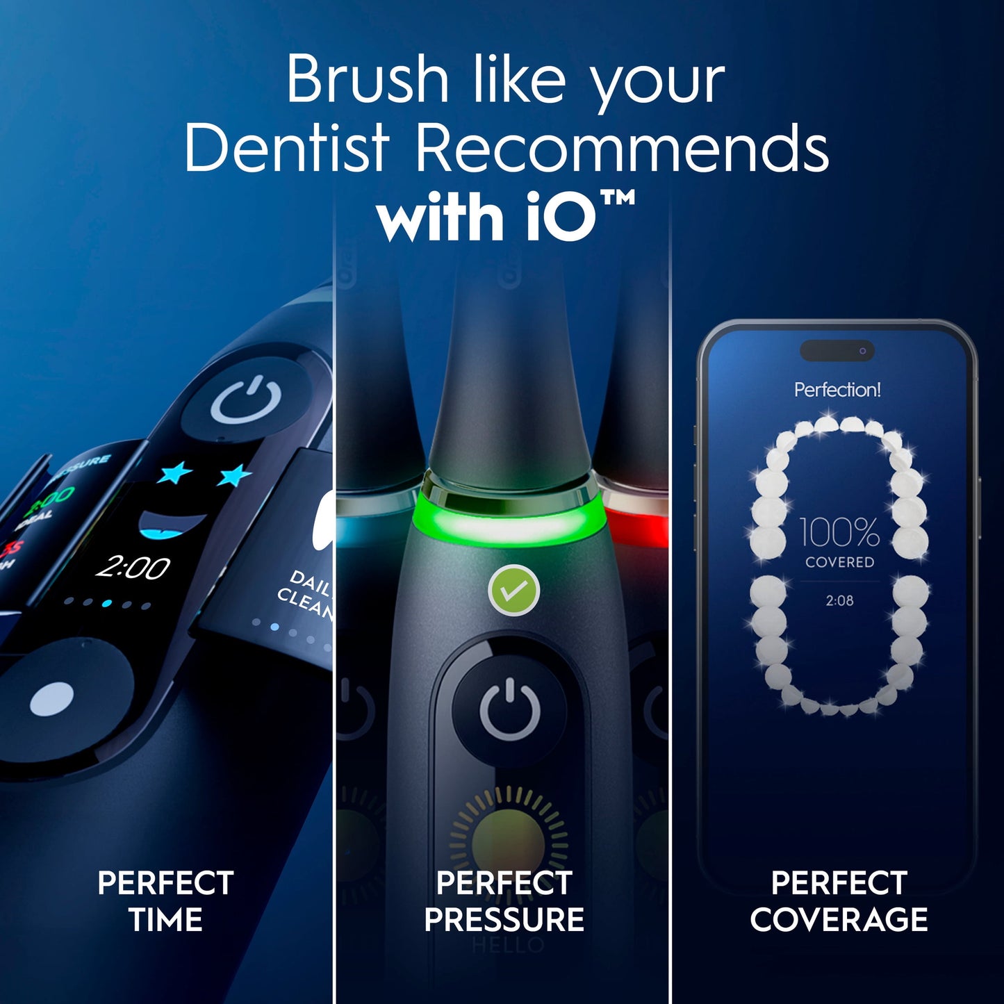 Oral-B Toothbrush, iO Series 6 Electric Toothbrush with (1) Brush Head, Gray Opal