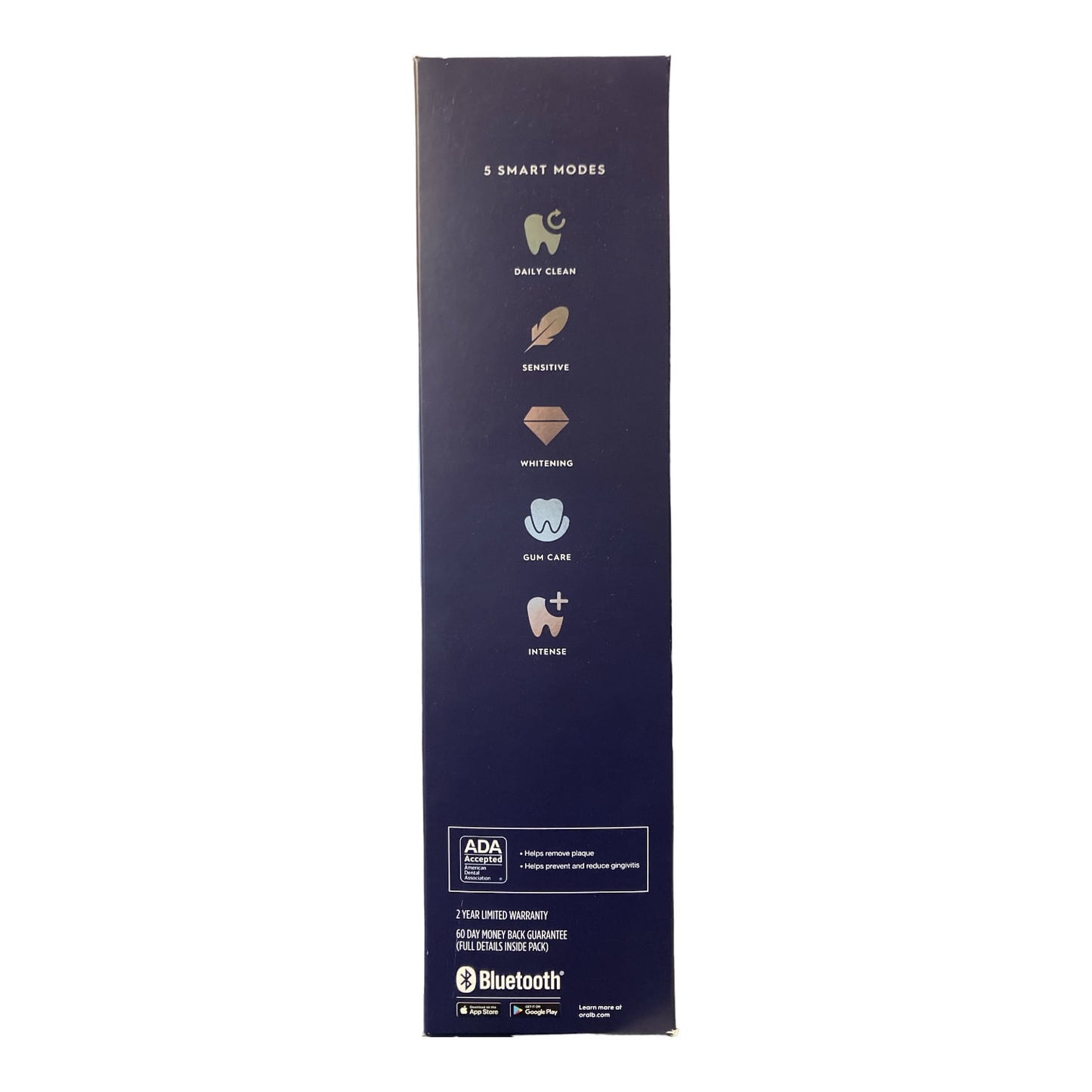 Oral-B iO Series 7 Electric Toothbrush, Sapphire Blue &amp; White Alabaster (2 Pack)
