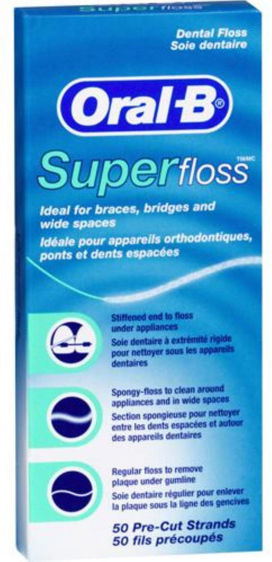 Oral-B Superfloss Dental Floss 50 Each