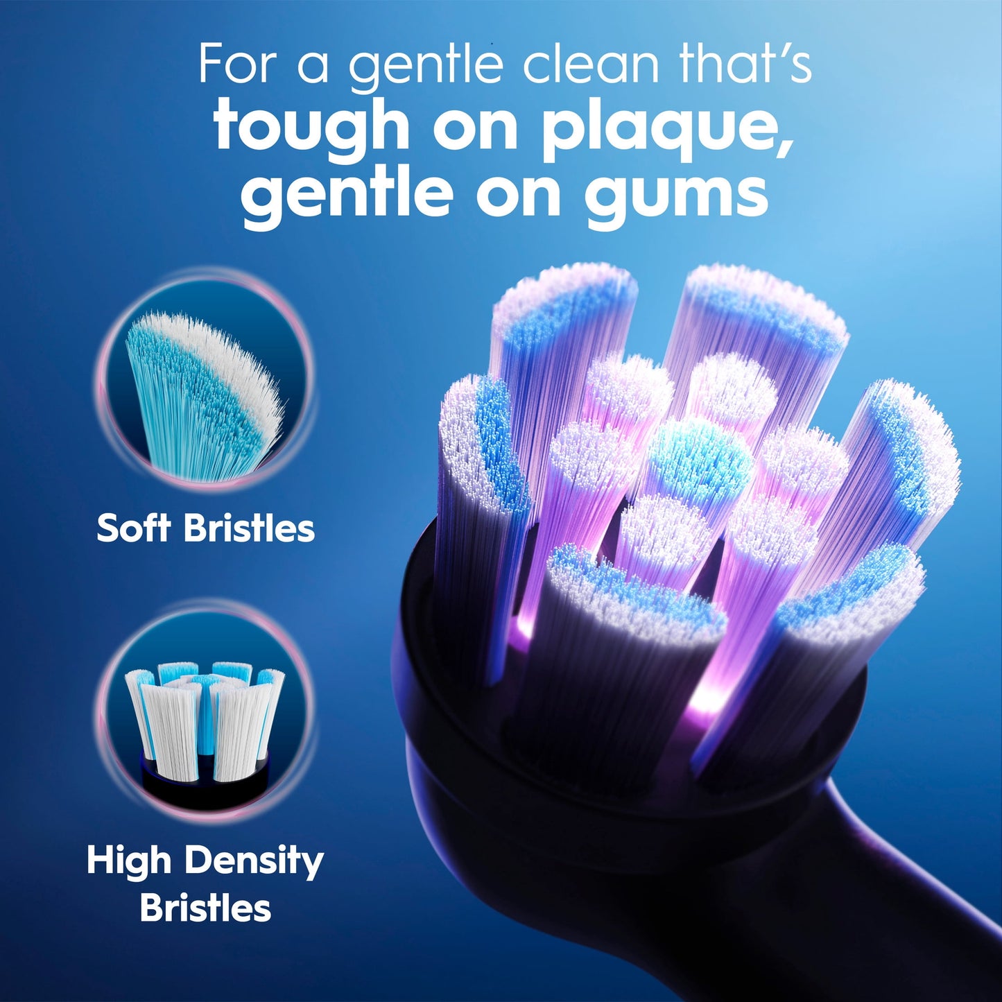 Oral‑B Toothbrush, iO Series 4 Rechargeable Electric Toothbrush for Adults &amp; Kids 3+, Icy Blue, Compact Head