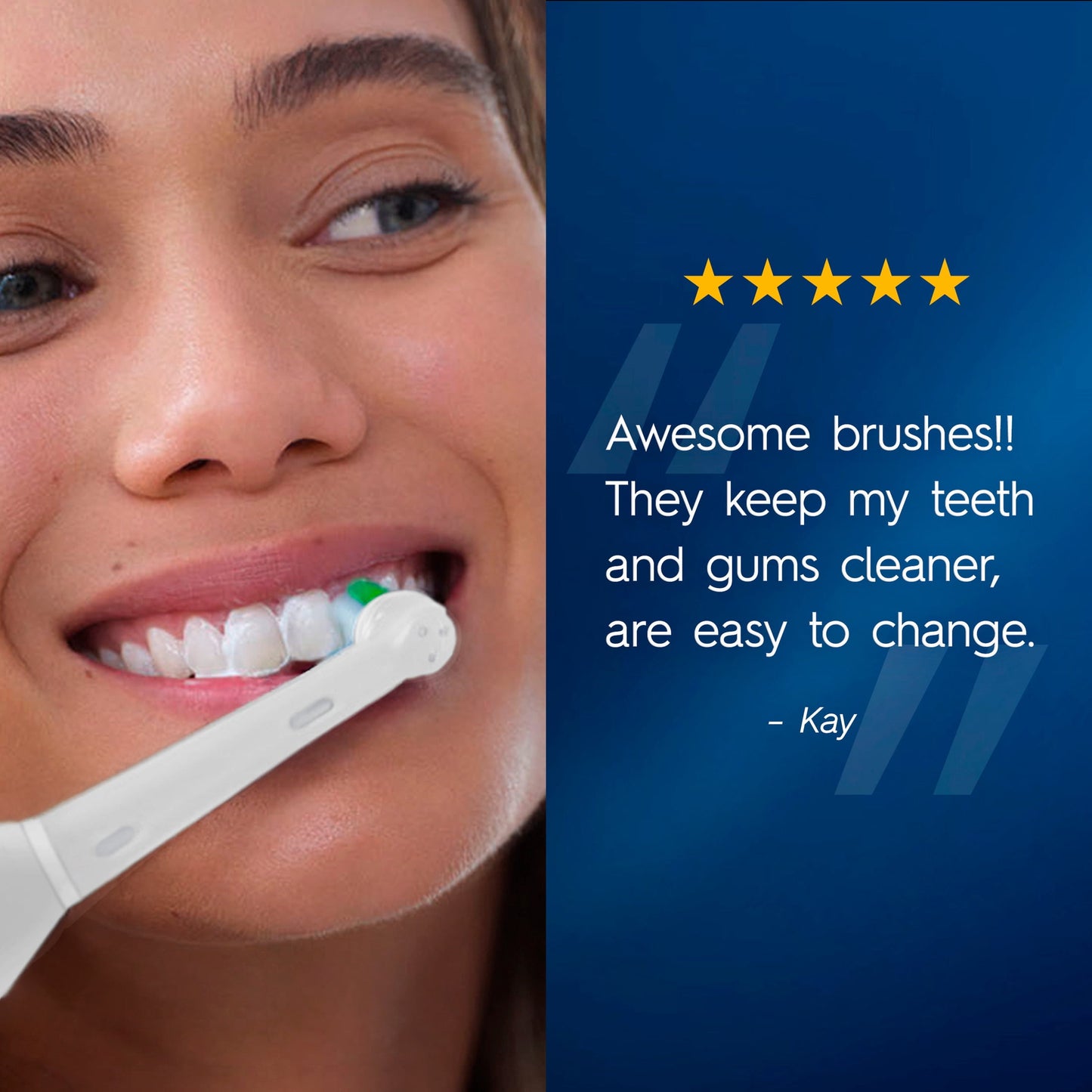 Oral-B Toothbrush Heads, CrossActionX X-Filament Replacement Brush Heads, 4 Count