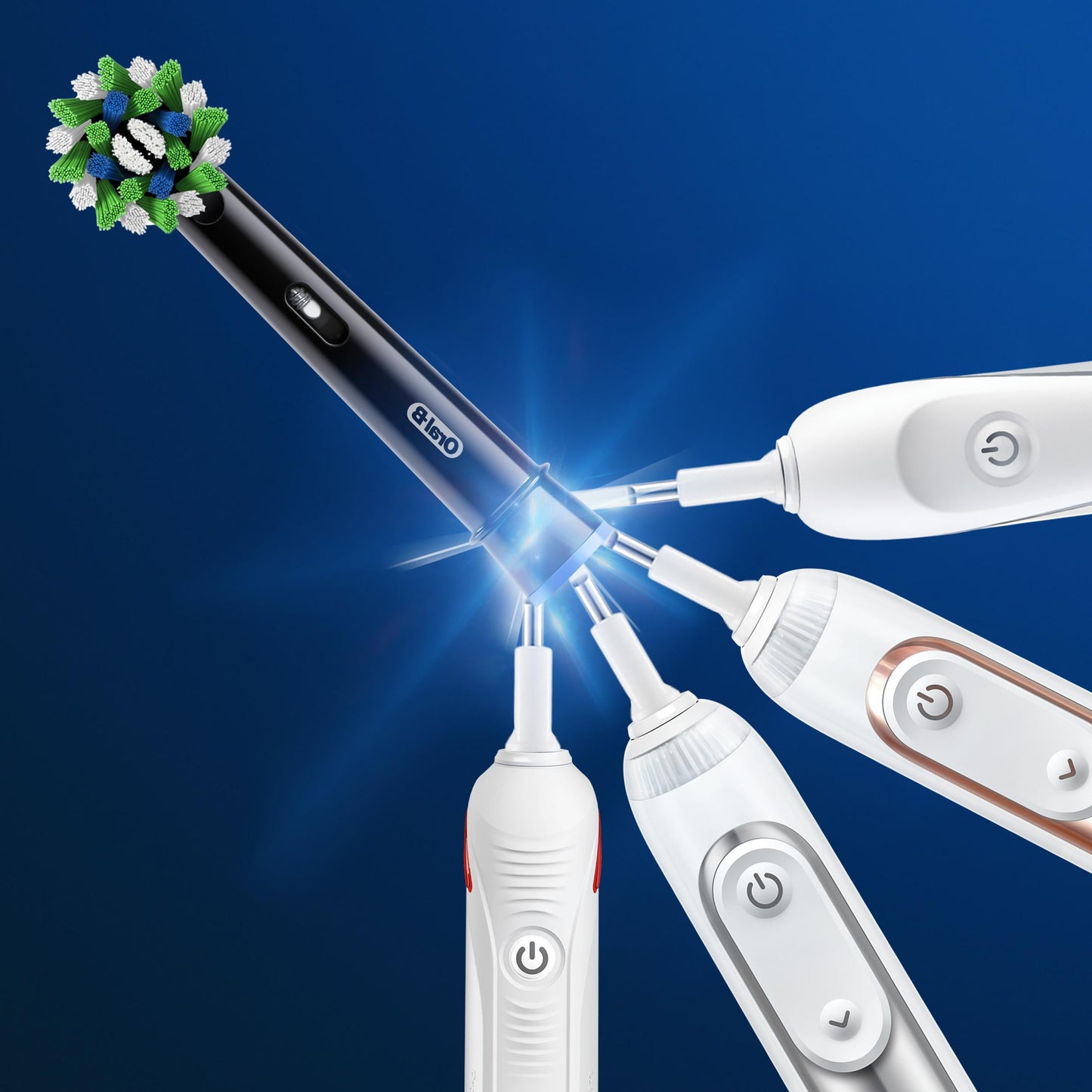 Oral-B Toothbrush Heads, CrossActionX X-Filament Replacement Brush Heads, 4 Count
