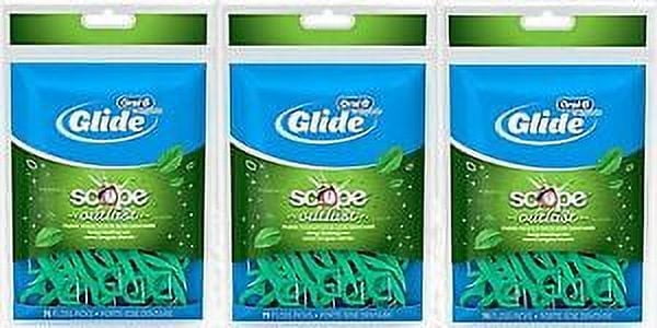 Oral-B Glide SCOPE Dental Floss Picks, 3 Pack, 225 Count