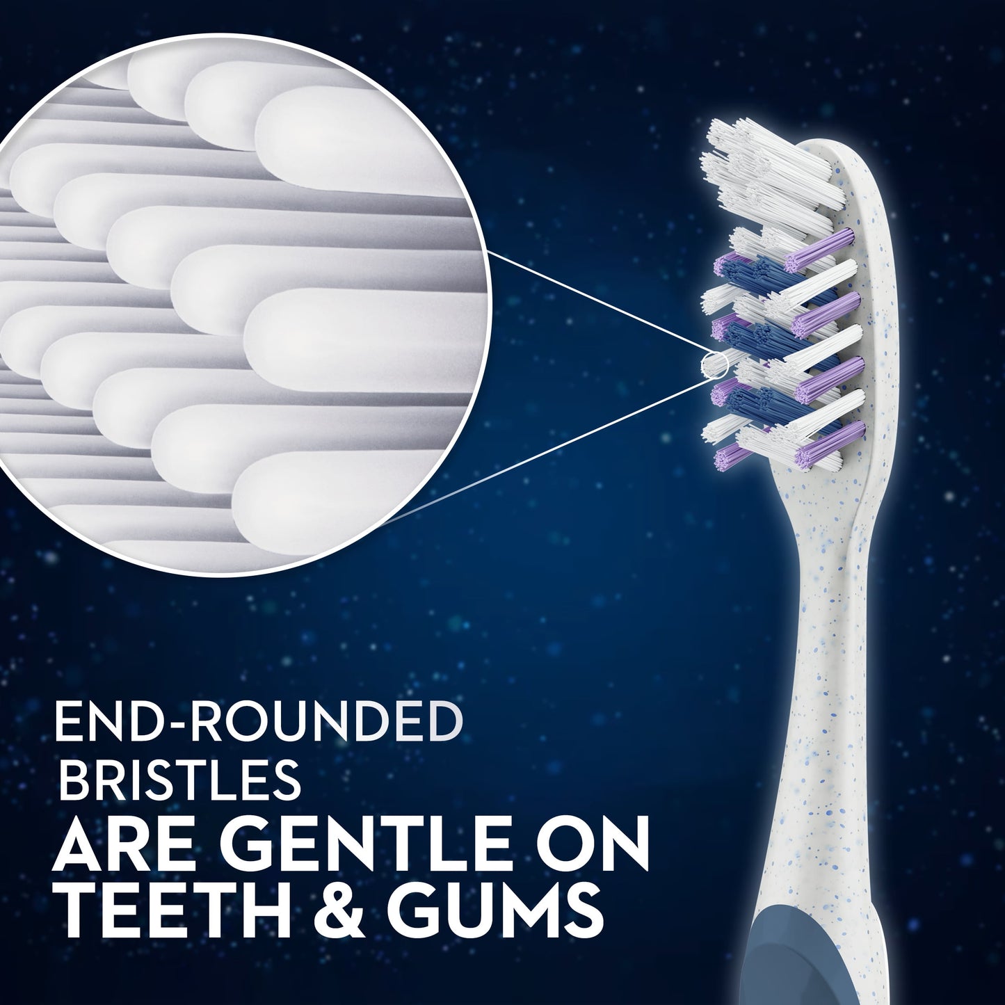 Oral-B CrossAction Eco Manual Toothbrush, Medium Bristles, 1 Count, for Adults and Children 3+