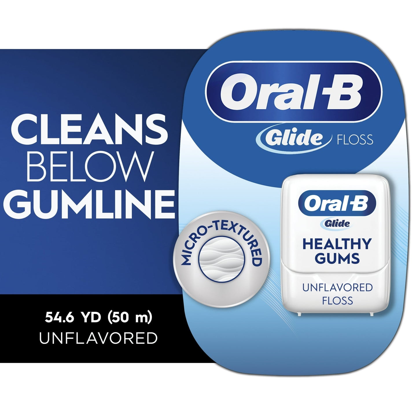 Oral-B Glide Pro-Health Dental Floss Original UNFLAVORED, 50 Meter