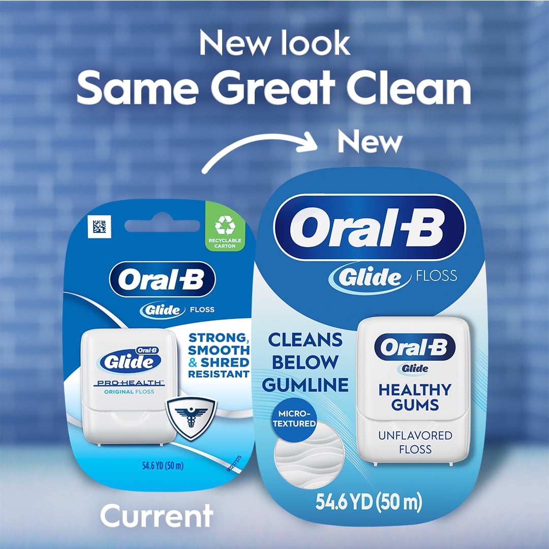 Oral-B Glide Pro-Health Dental Floss Original UNFLAVORED, 50 Meter