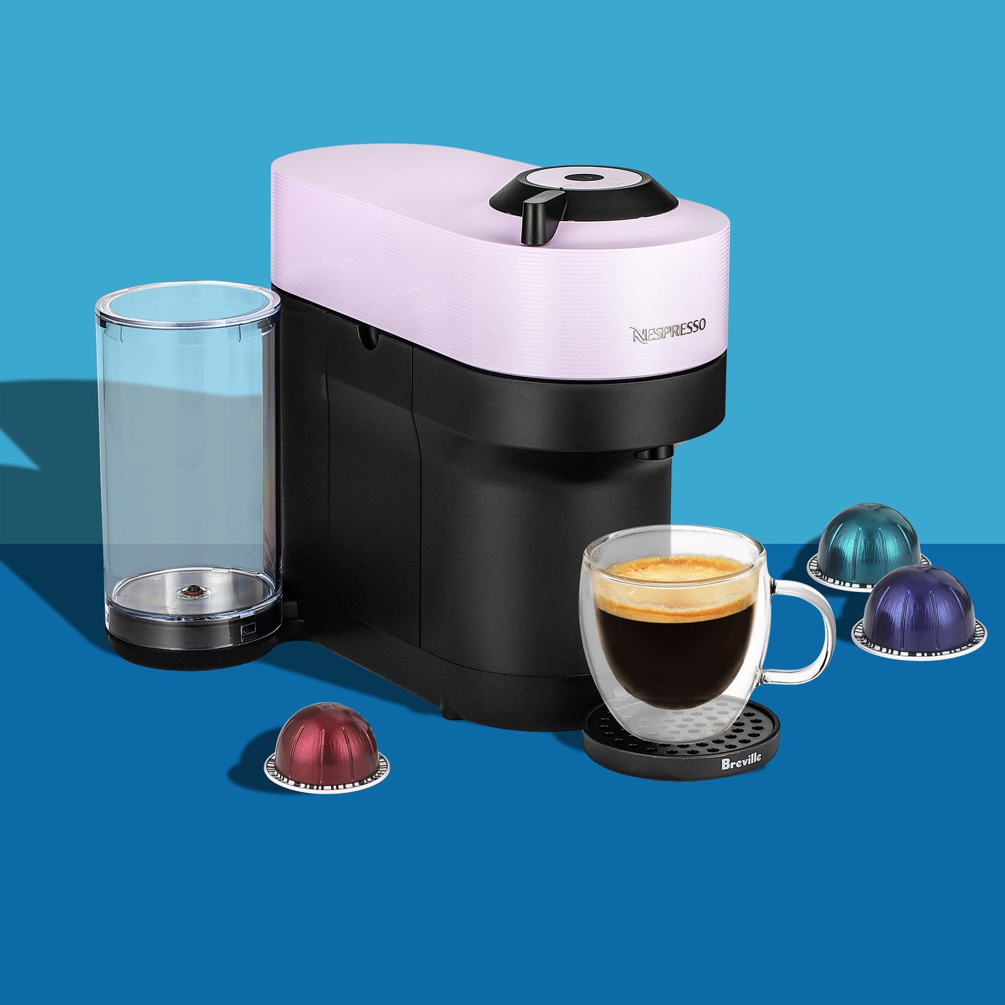 Nespresso Vertuo Pop+ Bundle by Breville, Lilac