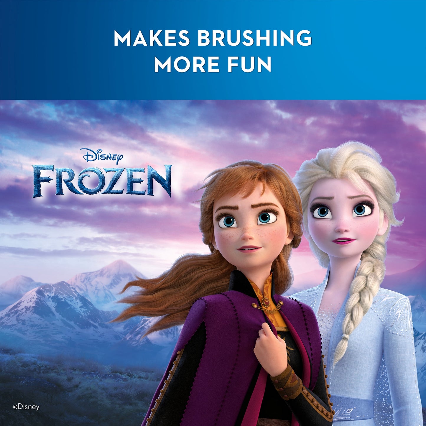 Oral-B Kids Extra Soft Replacement Brush Heads featuring Disney's Frozen II, 2 Count