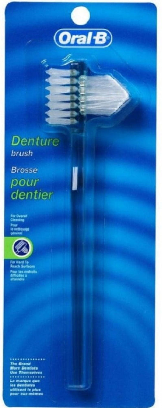 Oral-B Denture Brush Dual Head - each, Pack of 6
