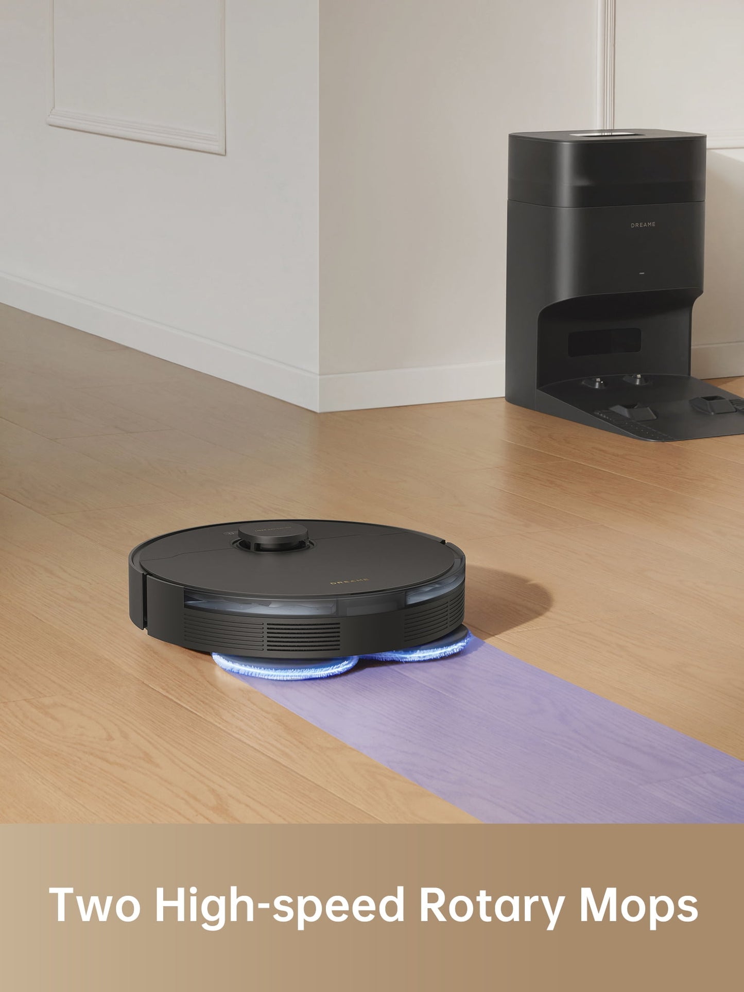 Dreame Robot Vacuum and Mop Combo,45Days of Dust Auto-Empty,4000Pa Suction,LiDAR Navigation,D10 Plus