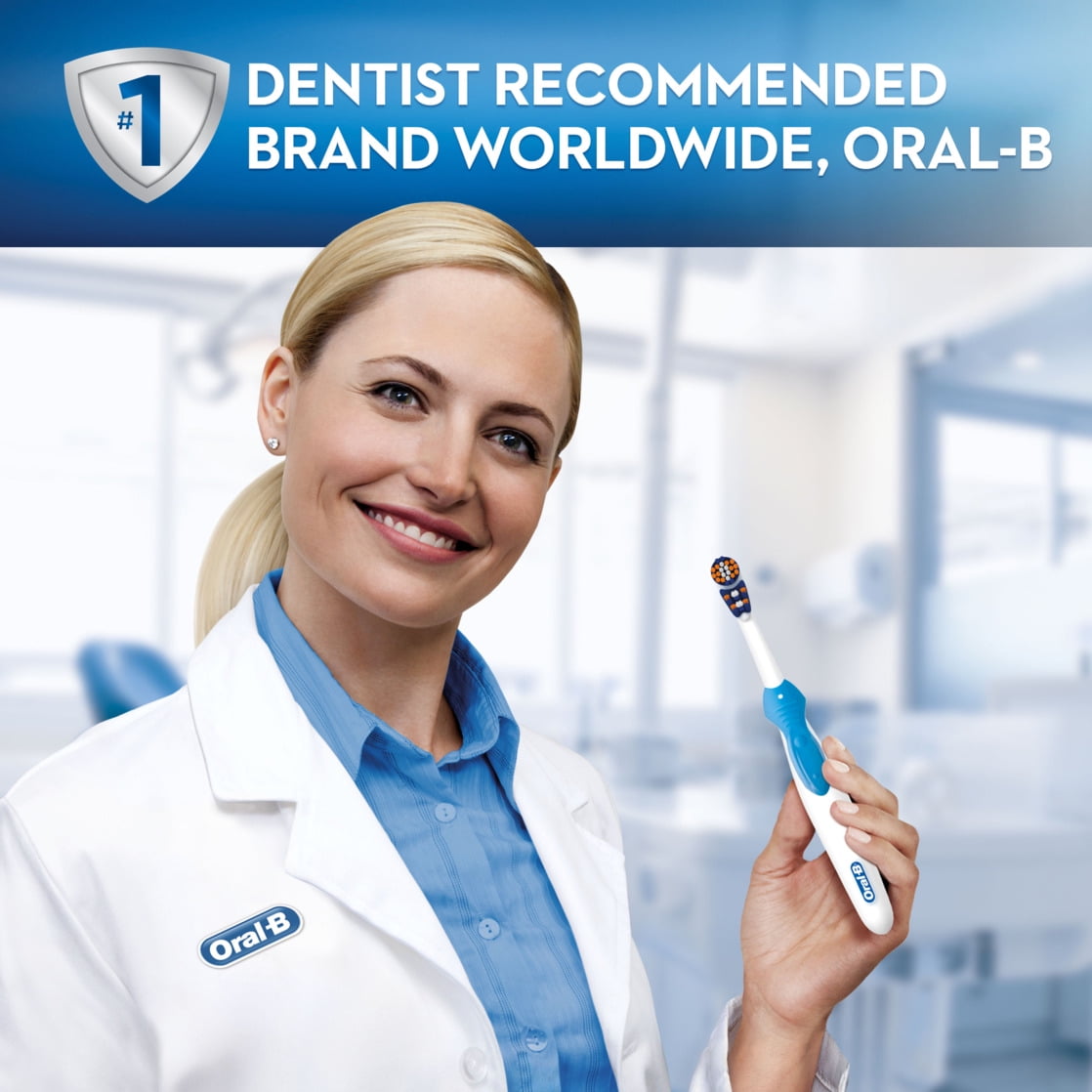 Oral-B 3D White Battery Power Toothbrush Replacement Heads, 2 Count