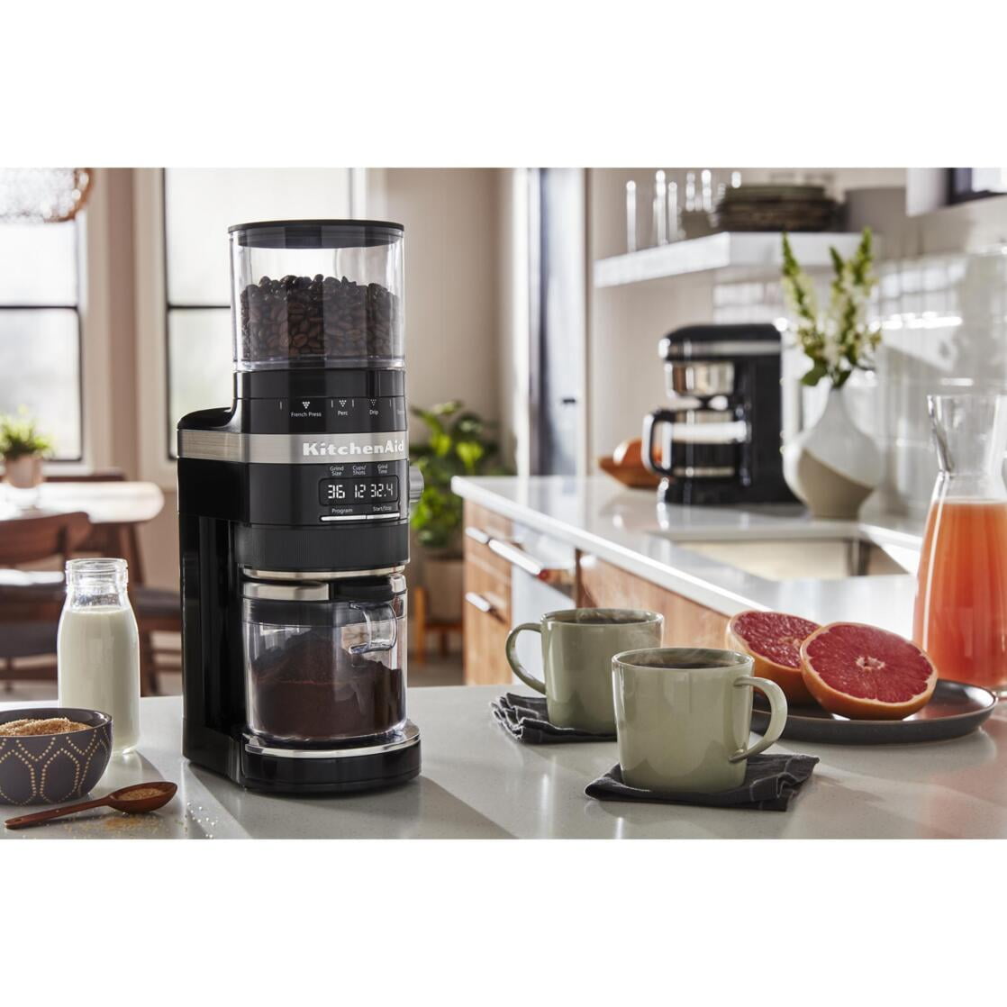 KitchenAid Burr Coffee Grinder, Onyx Black, KCG8433