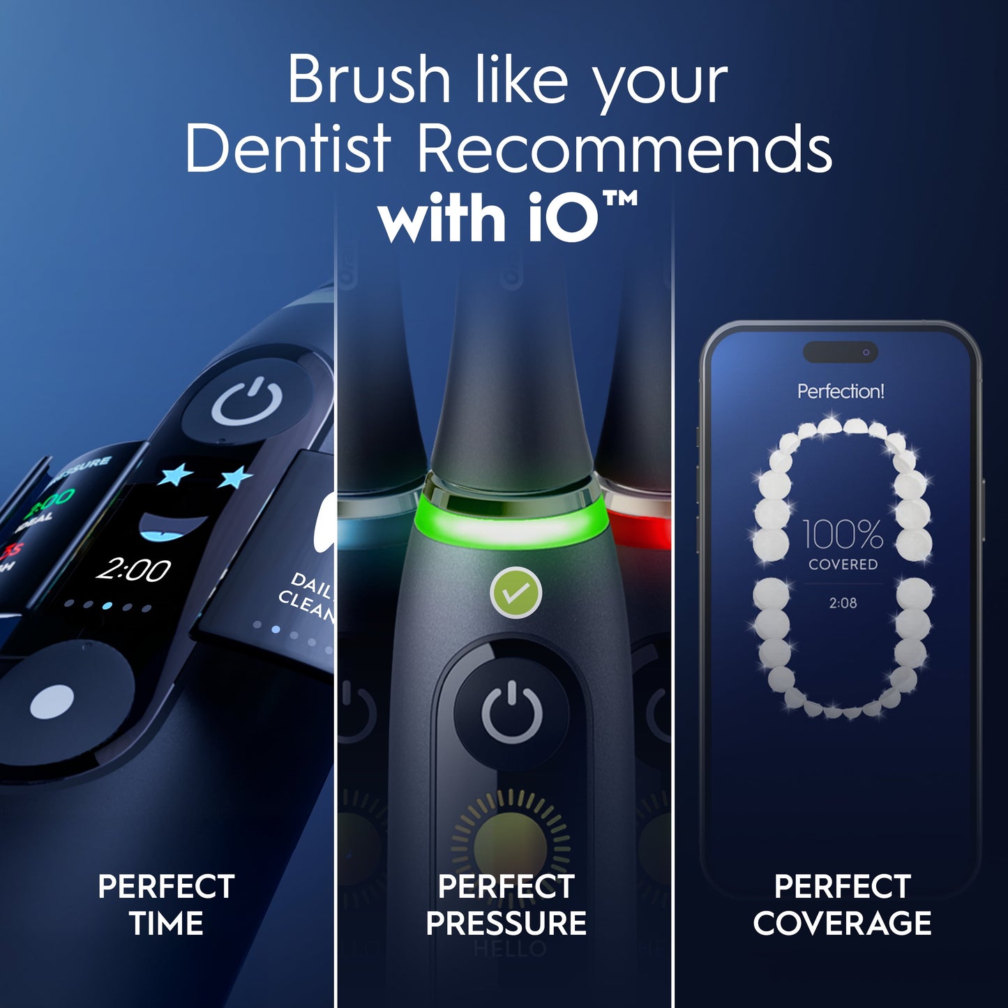Oral-B iO Series 10 Rechargeable Electric Toothbrush, (4) Brush Heads