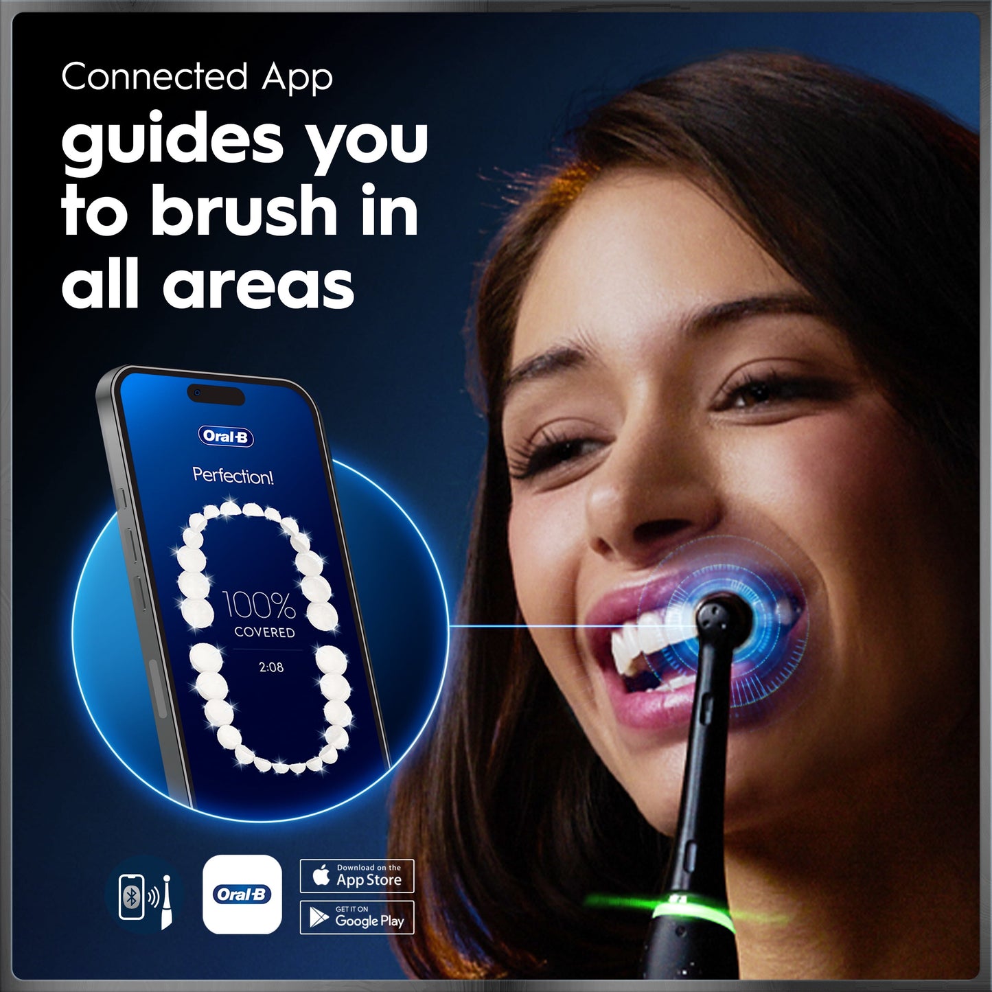 Oral-B iO Series 10 Rechargeable Electric Toothbrush, (4) Brush Heads