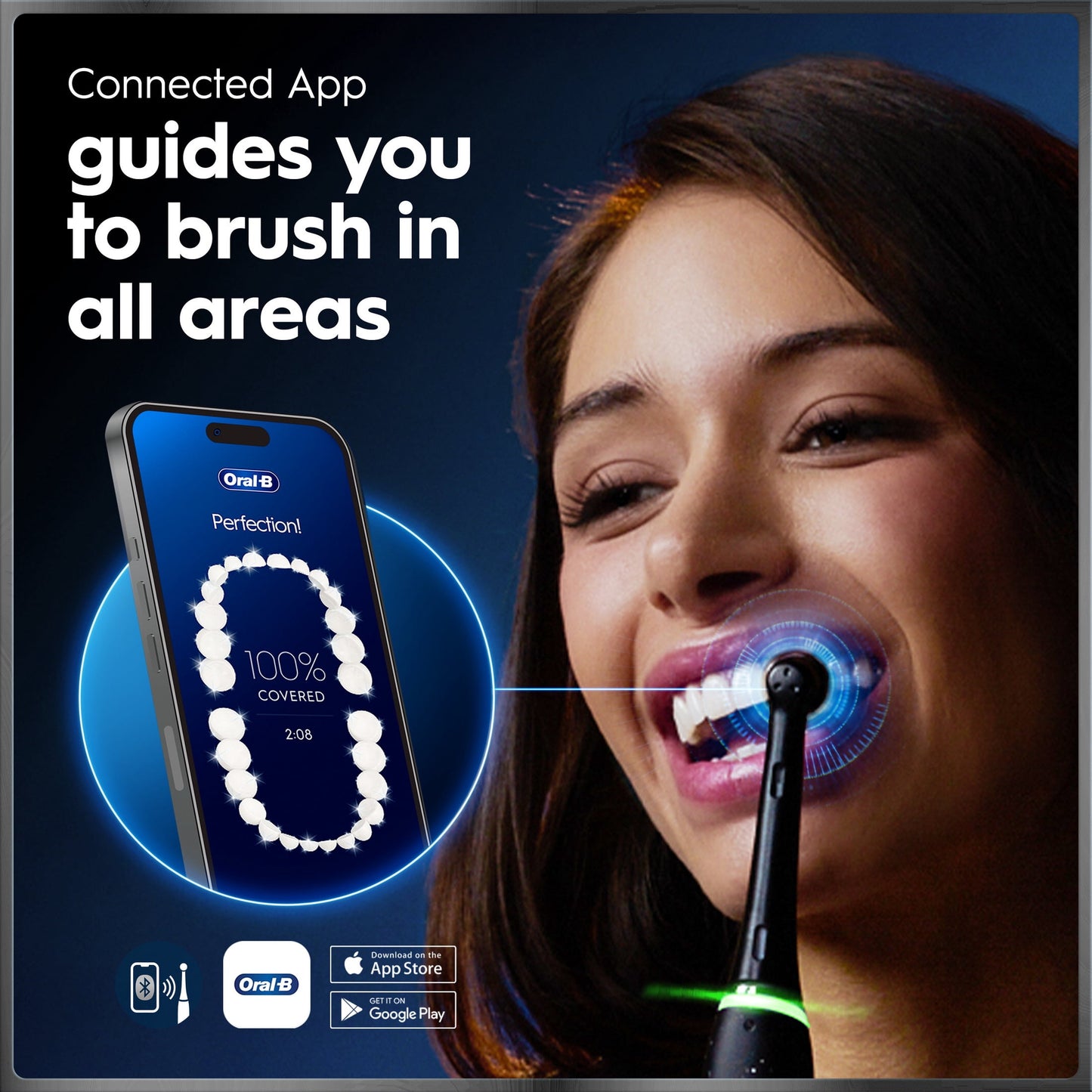 Oral-B iO Series 10 Rechargeable Electric Toothbrush, (4) Brush Heads