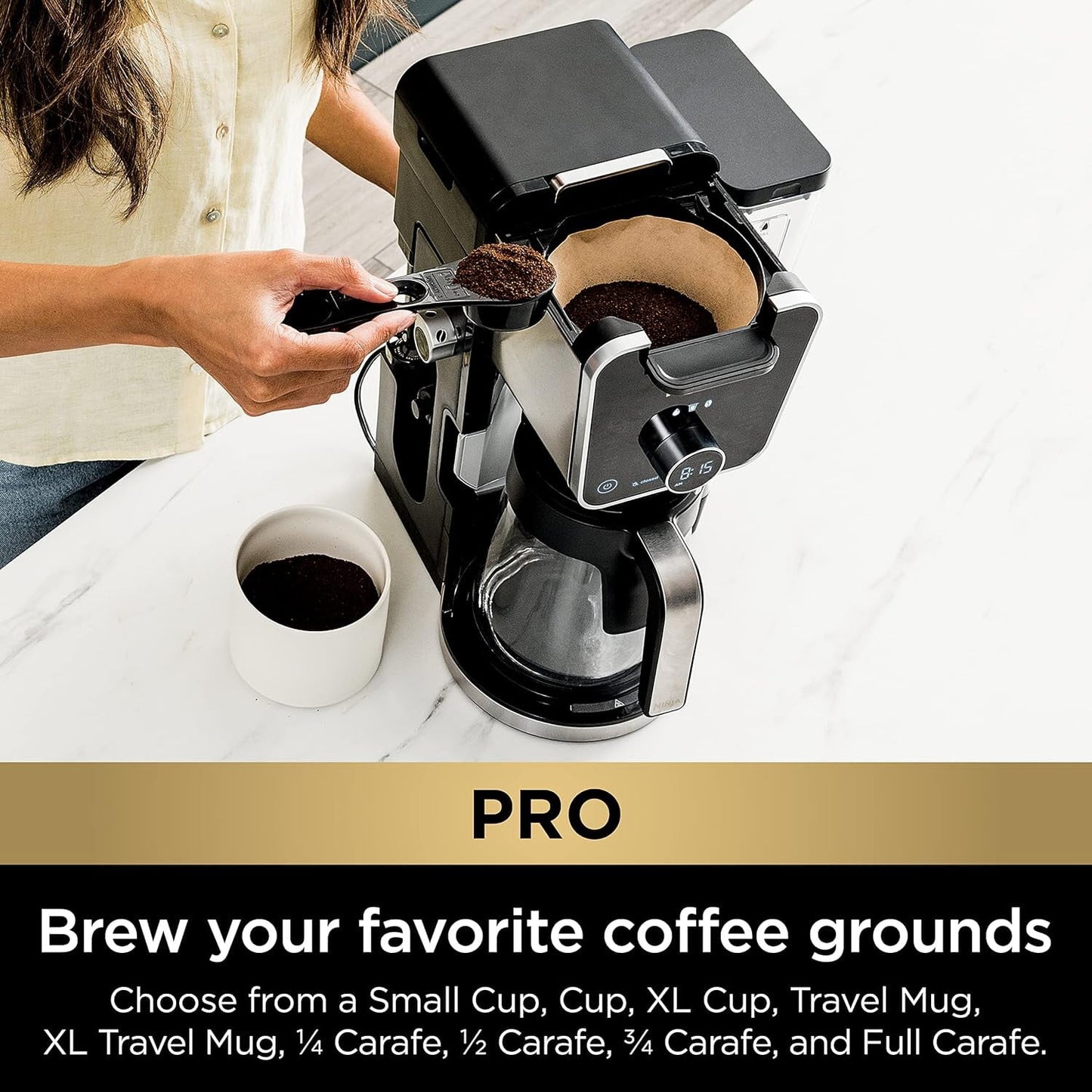 Ninja CFP301 Dual Brew Pro Specialty Coffee System, Black