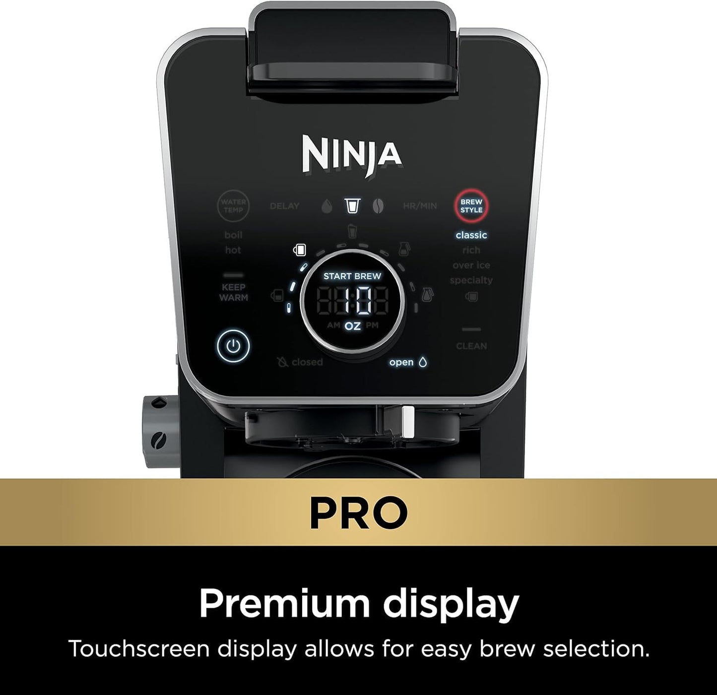 Ninja CFP301 Dual Brew Pro Specialty Coffee System, Black