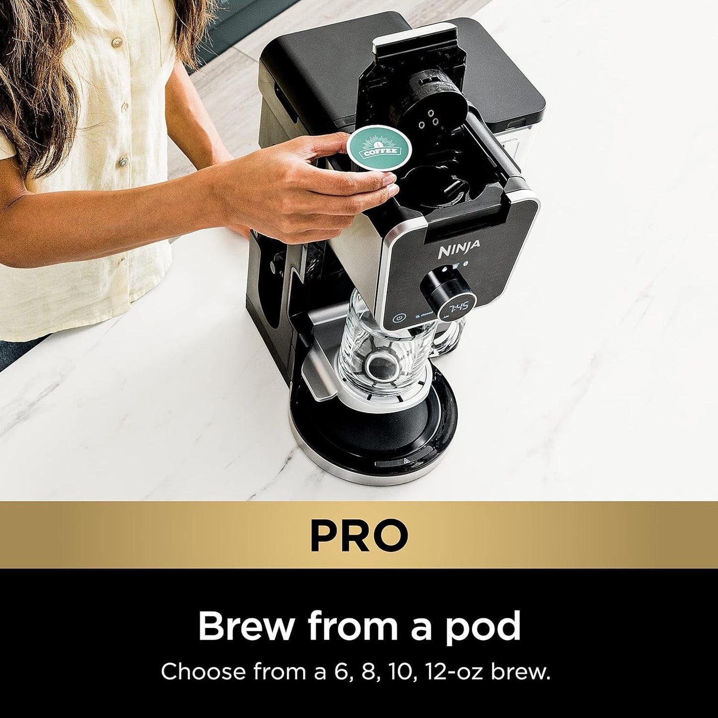 Ninja CFP301 Dual Brew Pro Specialty Coffee System, Black
